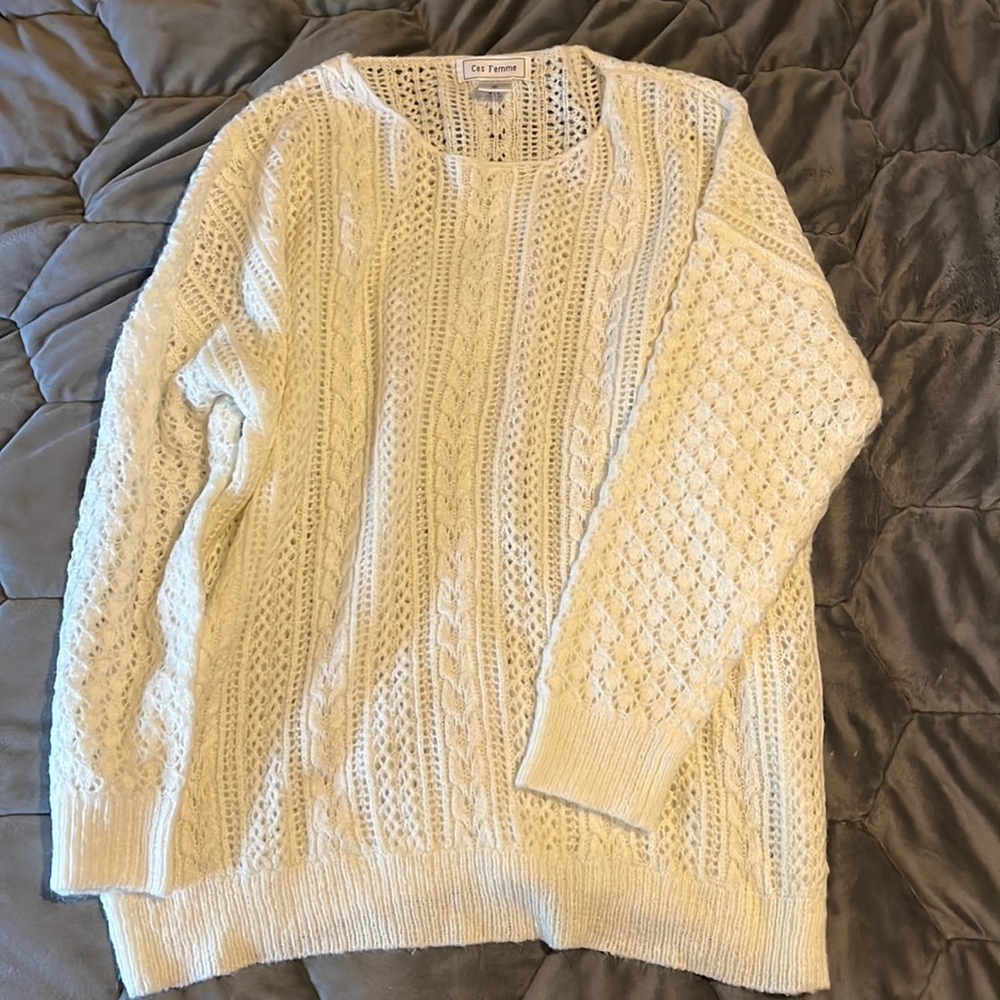 Ivory boutique sweater